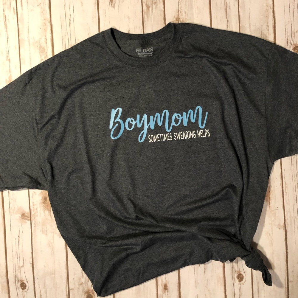 Boymom Unisex 50/50 cotton Tee